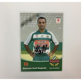 Autogrammkarte Muhammet Akagündüz, Rapid Wien
