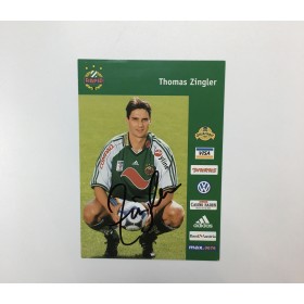 Autogrammkarte Thomas Zingler, Rapid Wien