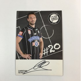 Autogrammkarte Sturm Graz, Christian Schulz