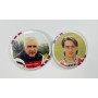 2x Button Austria Salzburg, Krankl & Safar