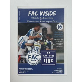 Programm Floridsdorfer Athletiksportclub - FC Blau-Weiss Linz, 2018