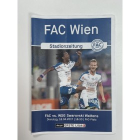 Programm Floridsdorfer Athletiksportclub - WSG Wattens, 2017