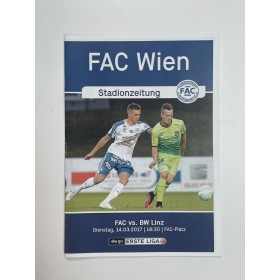 Programm Floridsdorfer Athletiksportclub - FC Blau-Weiss Linz, 2017