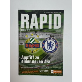 Programm Rapid Wien - Chelsea London, 2016