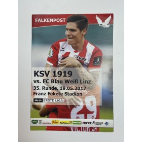 Programm SV Kapfenberg - FC Blau-Weiss Linz, 2017