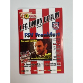 Programm 1. FC Union Berlin - FSV Frankfurt, 2016