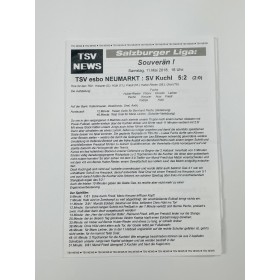 Programm TSV Neumarkt - SV Kuchl, 2018
