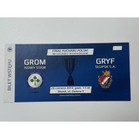 Ticket MKS Grom - Gryf, 2019