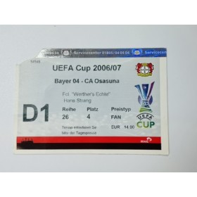Ticket Bayer Leverkusen - CA Osasuna, 2006/07