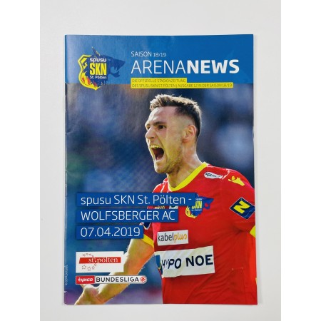 Programm SKN St. Pölten - Wolfsberger AC, 2019