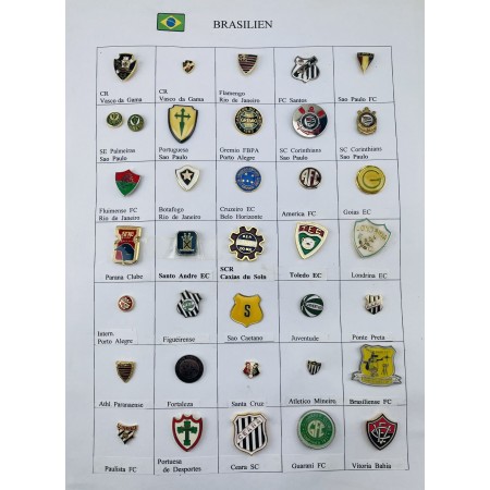 Pinkonvolut/Pinsammlung Brasilien, 41 Stück