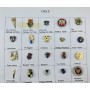 Pinkonvolut/Pinsammlung Chile, 27 Stück