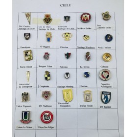 Pinkonvolut/Pinsammlung Chile, 27 Stück