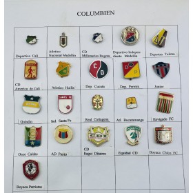Pinkonvolut/Pinsammlung Kolumbien, 21 Stück
