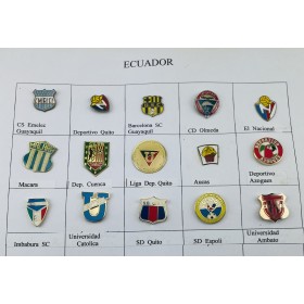 Pinkonvolut/Pinsammlung Ecuador, 15 Stück