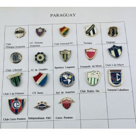 Pinkonvolut/Pinsammlung Paraguay, 18 Stück