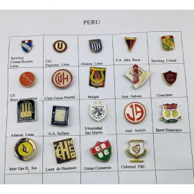 Pinkonvolut/Pinsammlung Peru, 19 Stück