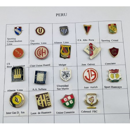 Pinkonvolut/Pinsammlung Peru, 19 Stück