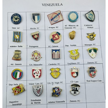 Pinkonvolut/Pinsammlung Venezuela, 24 Stück