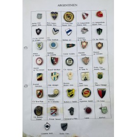 Pinkonvolut/Pinsammlung Argentinien, 44 Stück