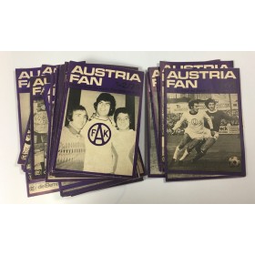 copy of Museum Konvolut 44 Vereinsmagazine Austria Wien "Austria Fan", 1972 - 1974 !