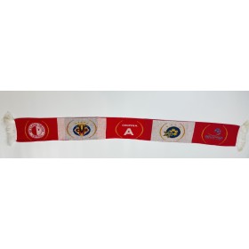 Schal Slavia Prag, Villarreal, Astana FC, Maccabi Tel Aviv