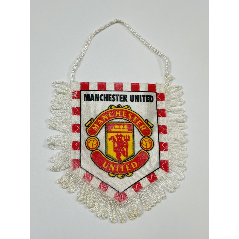 FANION WIMPEL PENNANT BANDERIN 9x11cm MANCHESTER UNITED FC (england