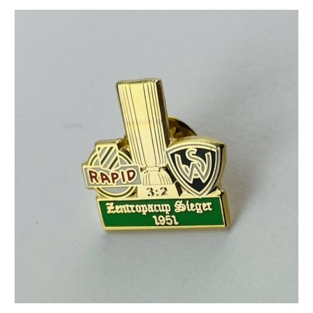 Pin Rapid Wien - Wacker Wien, Zentropa Cup Sieger 1951