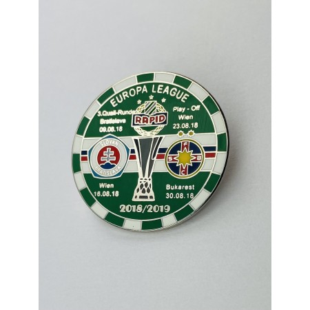 Pin Rapid Wien, Slovan Bratislava, FCSB Bukarest