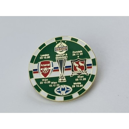 Pin Rapid Wien, Arsenal London, FK Molde, Dundalk FC, 2020