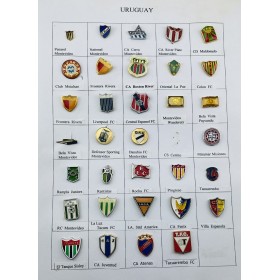 Pinkonvolut/Pinsammlung Uruguay, 33 Stück