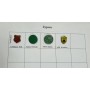Pinkonvolut/Pinsammlung Zypern, 4 Stück