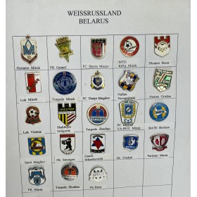 Pinkonvolut/Pinsammlung Weissrussland, 23 Stück