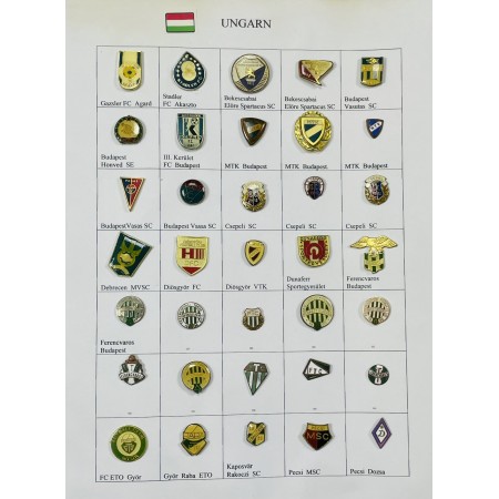 Pinkonvolut/Pinsammlung Ungarn, 50 Stück