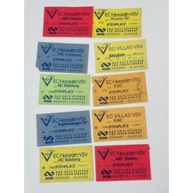 10 Tickets Villacher SV/VSV, 80er