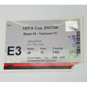 Ticket Bayer Leverkusen - FC Toulouse, 2007