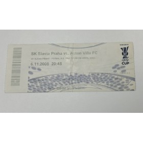 Ticket SK Slavia Prag - Aston Villa, 2008