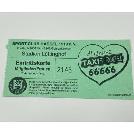 Ticket SC Hassel 1919 (GER), 2003/04