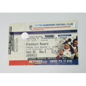 Ticket Bolton Wanderers (ENG - Blackburn Rovers (ENG), 2004
