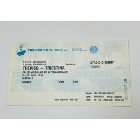 Ticket Treviso FBC (ITA) - Triestina (ITA), 2005