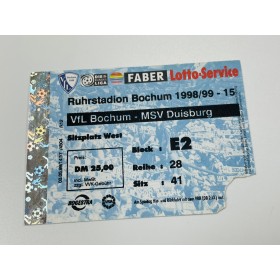 Ticket VfL Bochum (GER) - MSV Duisburg (GER), 1998/99
