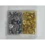 100 Stück Pin-Verschlüsse