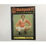 Programm Blackpool FC - Walsall, 1980
