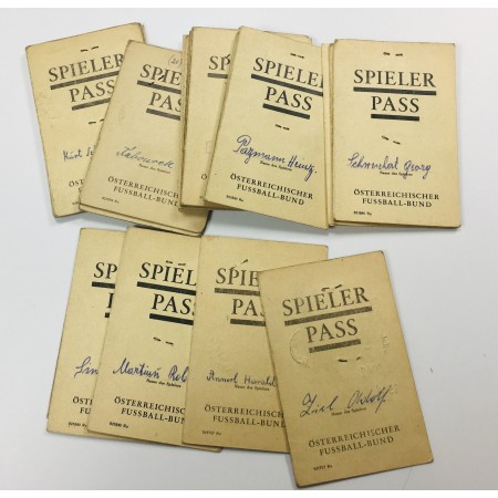 copy of Museum Spielerpässe SV Schwaben Wien, 50er Jahre