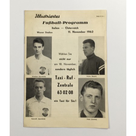 copy of Museum Programm Italien - Österreich, 1962