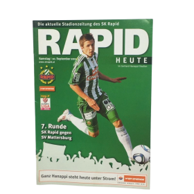 Programm Rapid Wien - SV Mattersburg, 2011
