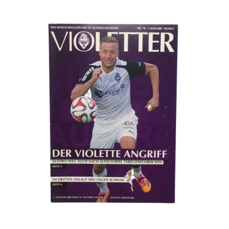 Programm Austria Salzburg - SCR Altach Am. & Schwaz, 2014