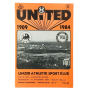 Programm Dundee United FC (SCO) - LASK Linz (AUT), 1984
