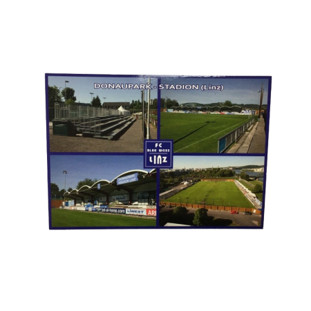 Stadionpostkarte FC Blau Weiss Linz, Donaupark