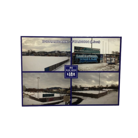 Stadionpostkarte FC Blau Weiss Linz, Donaupark